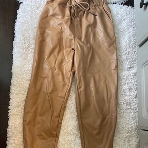Abercrombie and fitch vegan leather pants